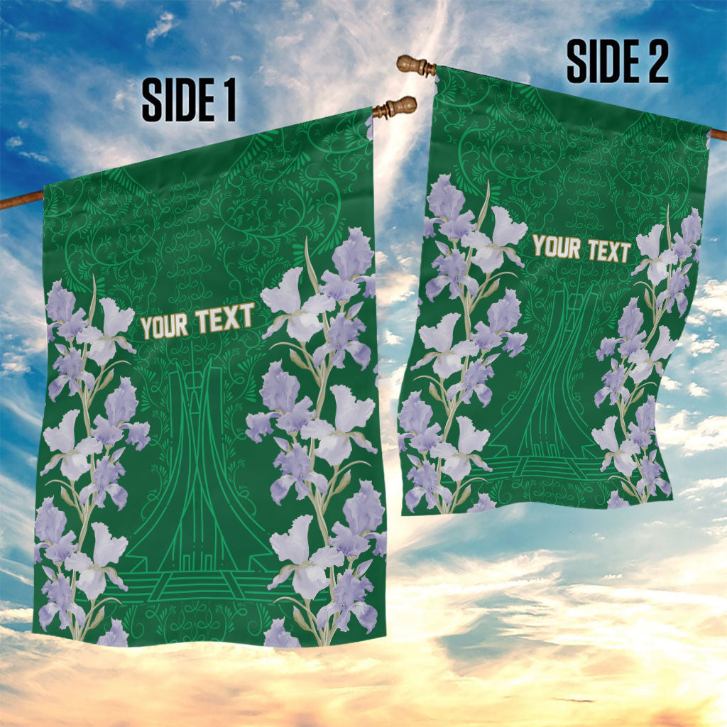 Custom Algeria Iris Floral Green Garden Flag Africa Women’s Football Champion Series 2026