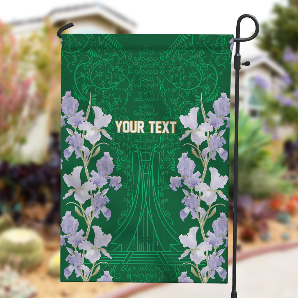 Custom Algeria Iris Floral Green Garden Flag Africa Women’s Football Champion Series 2026