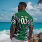 Custom Algeria Iris Floral Green Hawaiian Shirt Africa Women’s Football Champion Series 2026