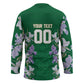 Custom Algeria Iris Floral Green Hockey Jersey Africa Women’s Football Champion Series 2026