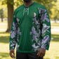 Custom Algeria Iris Floral Green Hockey Jersey Africa Women’s Football Champion Series 2026