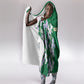 Custom Algeria Iris Floral Green Hooded Blanket Africa Women’s Football Champion Series 2026