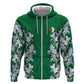 Custom Algeria Iris Floral Green Hoodie Africa Women’s Football Champion Series 2026