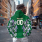 Custom Algeria Iris Floral Green Hoodie Africa Women’s Football Champion Series 2026