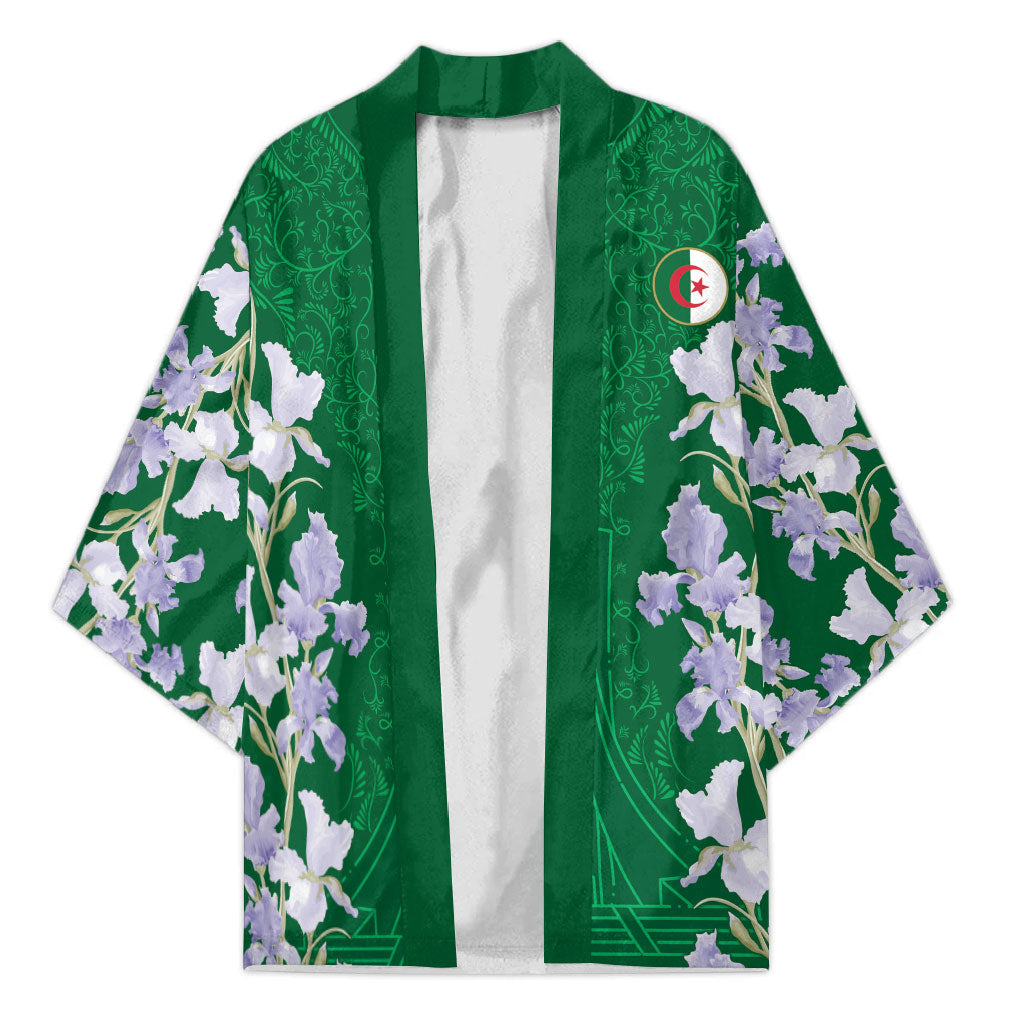 Custom Algeria Iris Floral Green Kimono Africa Women’s Football Champion Series 2026