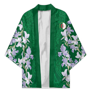 Custom Algeria Iris Floral Green Kimono Africa Women’s Football Champion Series 2026