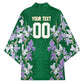 Custom Algeria Iris Floral Green Kimono Africa Women’s Football Champion Series 2026