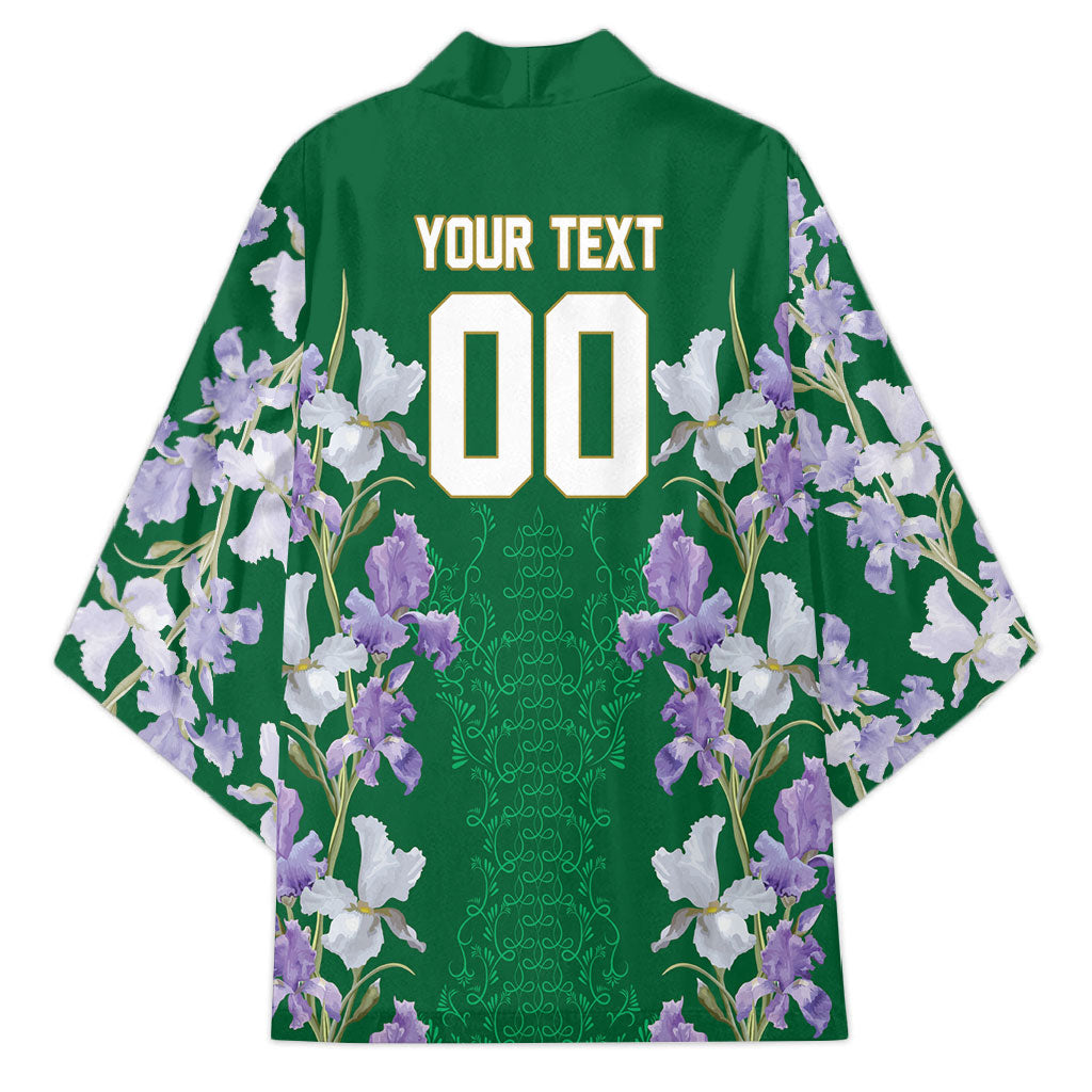 Custom Algeria Iris Floral Green Kimono Africa Women’s Football Champion Series 2026