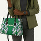 Custom Algeria Iris Floral Green Leather Bag Africa Women’s Football Champion Series 2026