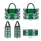 Custom Algeria Iris Floral Green Leather Bag Africa Women’s Football Champion Series 2026
