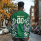 Custom Algeria Iris Floral Green Long Sleeve Shirt Africa Women’s Football Champion Series 2026