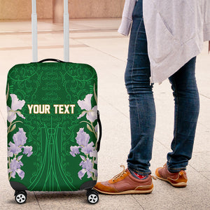 Custom Algeria Iris Floral Green Luggage Cover Africa Women’s Football Champion Series 2026