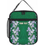 Custom Algeria Iris Floral Green Lunch Bag Africa Women’s Football Champion Series 2026