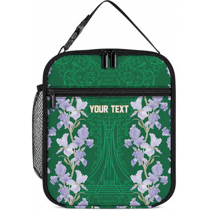 Custom Algeria Iris Floral Green Lunch Bag Africa Women’s Football Champion Series 2026