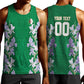 Custom Algeria Iris Floral Green Men Tank Top Africa Women’s Football Champion Series 2026