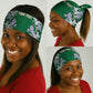 Custom Algeria Iris Floral Green Neck Gaiter Africa Women’s Football Champion Series 2026