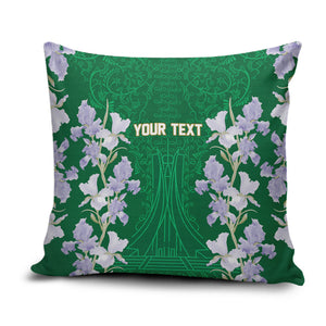 Custom Algeria Iris Floral Green Pillow Cover Africa Women’s Football Champion Series 2026