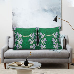 Custom Algeria Iris Floral Green Pillow Cover Africa Women’s Football Champion Series 2026