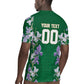 Custom Algeria Iris Floral Green Rugby Jersey Africa Women’s Football Champion Series 2026