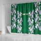 Custom Algeria Iris Floral Green Shower Curtain Africa Women’s Football Champion Series 2026