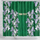 Custom Algeria Iris Floral Green Shower Curtain Africa Women’s Football Champion Series 2026