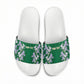 Custom Algeria Iris Floral Green Slide Sandals Africa Women’s Football Champion Series 2026