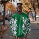 Custom Algeria Iris Floral Green Sweatshirt Africa Women’s Football Champion Series 2026