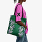 Custom Algeria Iris Floral Green Tote Bag Africa Women’s Football Champion Series 2026