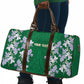 Custom Algeria Iris Floral Green Travel Bag Africa Women’s Football Champion Series 2026