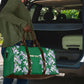 Custom Algeria Iris Floral Green Travel Bag Africa Women’s Football Champion Series 2026