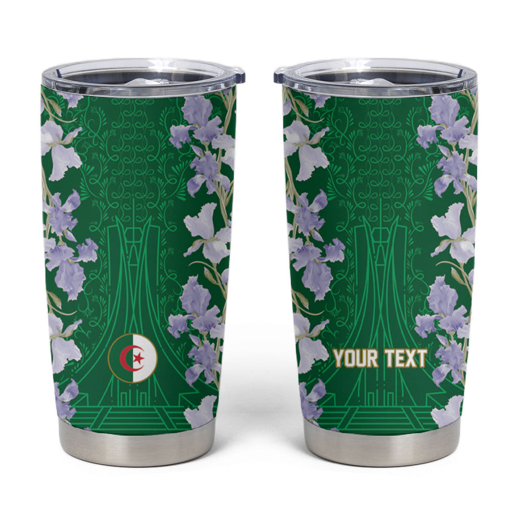 Custom Algeria Iris Floral Green Tumbler Cup Africa Women’s Football Champion Series 2026