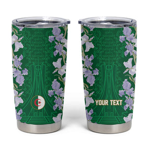 Custom Algeria Iris Floral Green Tumbler Cup Africa Women’s Football Champion Series 2026