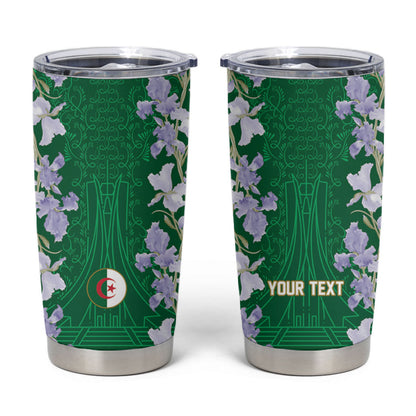 Custom Algeria Iris Floral Green Tumbler Cup Africa Women’s Football Champion Series 2026