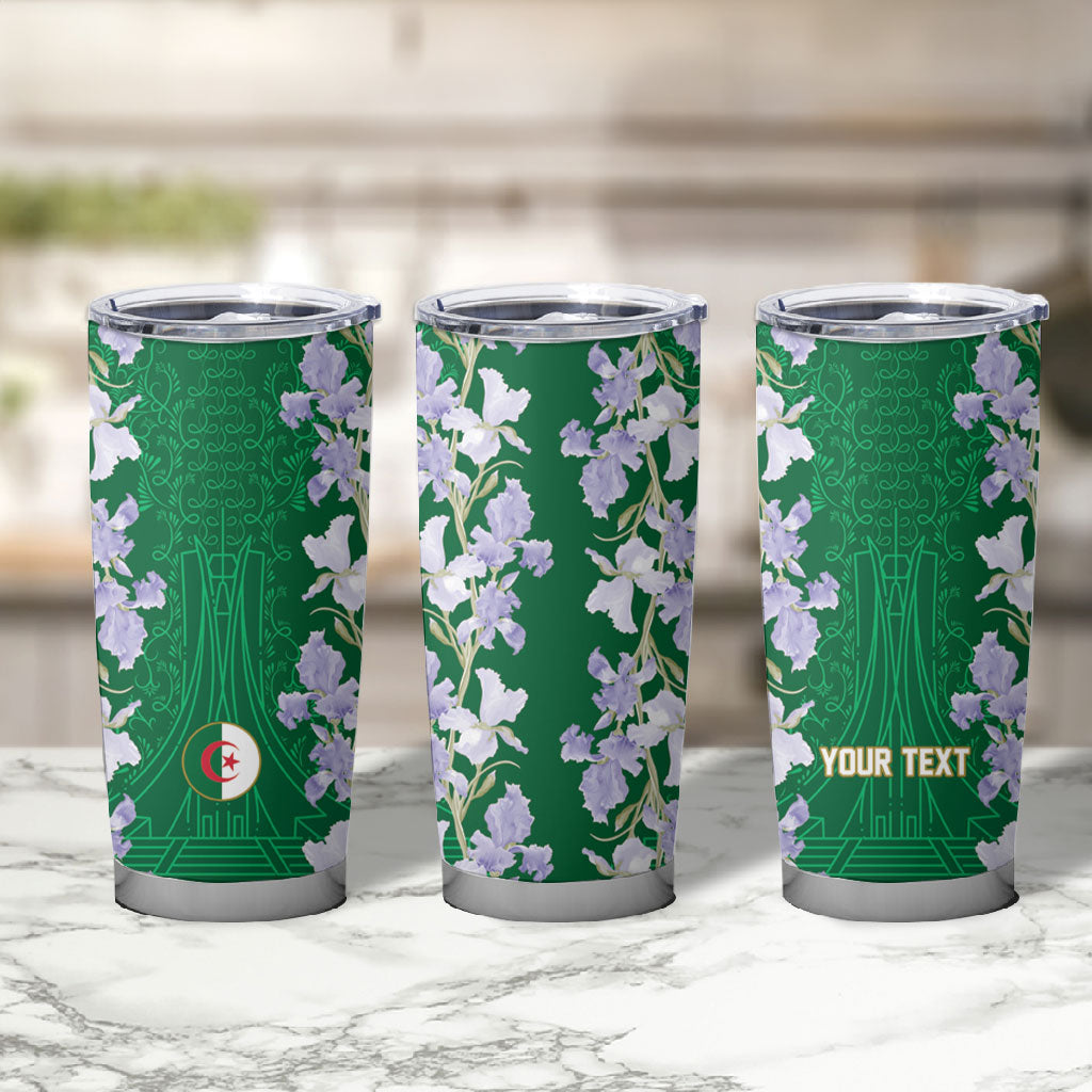 Custom Algeria Iris Floral Green Tumbler Cup Africa Women’s Football Champion Series 2026