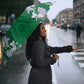 Custom Algeria Iris Floral Green Umbrella Africa Women’s Football Champion Series 2026
