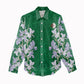 Custom Algeria Iris Floral Green Women Casual Shirt Africa Women’s Football Champion Series 2026
