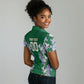 Custom Algeria Iris Floral Green Women Polo Shirt Africa Women’s Football Champion Series 2026