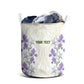 Custom Algeria Iris Floral White Laundry Basket Africa Women’s Football Champion Series 2026