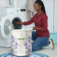 Custom Algeria Iris Floral White Laundry Basket Africa Women’s Football Champion Series 2026