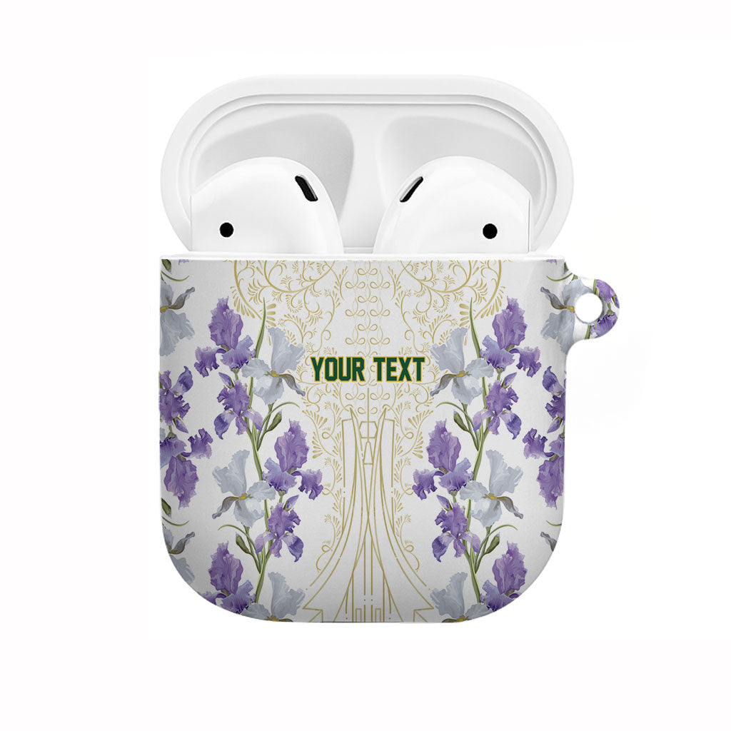 Custom Algeria Iris Floral White AirPods Case Africa Women’s Football Champion Series 2026