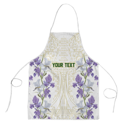 Custom Algeria Iris Floral White Apron Africa Women’s Football Champion Series 2026