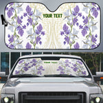 Custom Algeria Iris Floral White Auto Sun Shade Africa Women’s Football Champion Series 2026