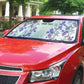 Custom Algeria Iris Floral White Auto Sun Shade Africa Women’s Football Champion Series 2026