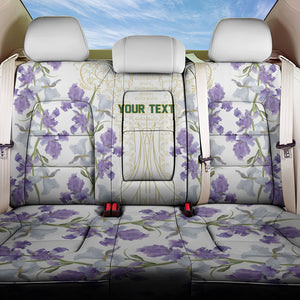 Custom Algeria Iris Floral White Back Car Seat Cover Africa Women’s Football Champion Series 2026