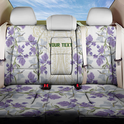 Custom Algeria Iris Floral White Back Car Seat Cover Africa Women’s Football Champion Series 2026