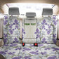 Custom Algeria Iris Floral White Back Car Seat Cover Africa Women’s Football Champion Series 2026