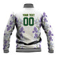 Custom Algeria Iris Floral White Baseball Jacket Africa Women’s Football Champion Series 2026