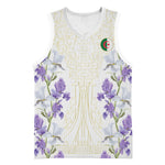 Custom Algeria Iris Floral White Basketball Jersey Africa Women’s Football Champion Series 2026