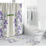 Custom Algeria Iris Floral White Bathroom Set Africa Women’s Football Champion Series 2026