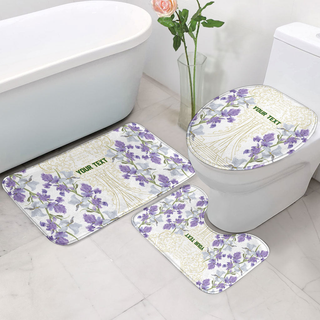 Custom Algeria Iris Floral White Bathroom Set Africa Women’s Football Champion Series 2026